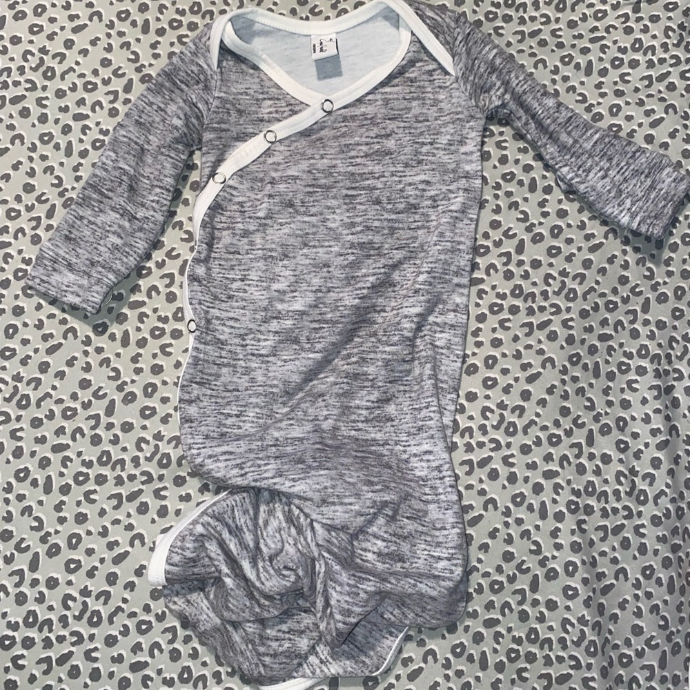 Copper Pearl Newborn Knotted Gown